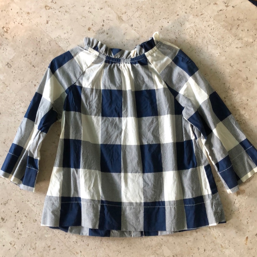 Crewcuts plaid top - 4/5